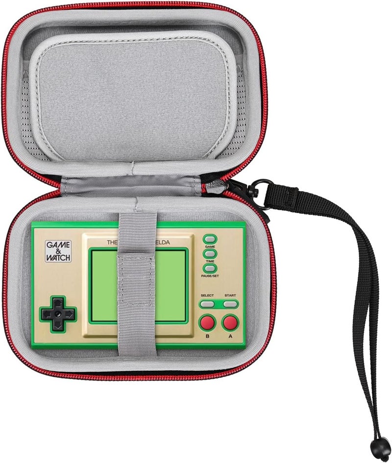 RLSOCO Carrying Case for Nintendo Game & Watch: Super Mario Bros/The Legend of Zelda (Black Zipper) - Image 1